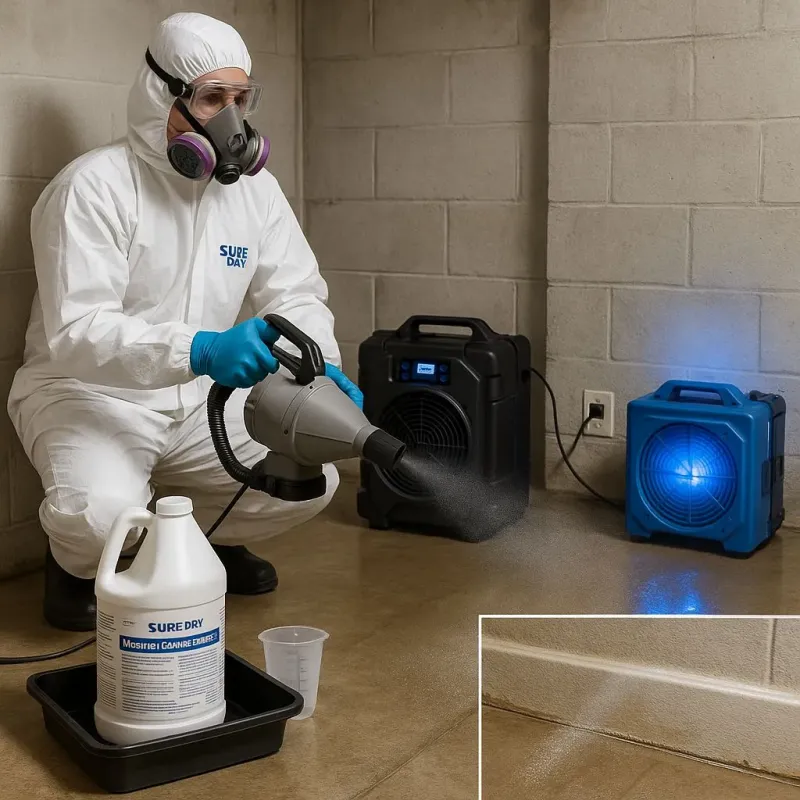 Sanitization and Odor Removal process in Lake Lakengren, OH